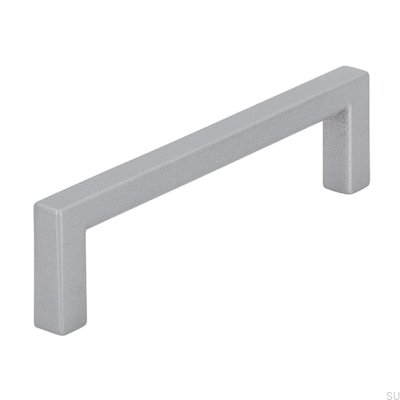 Avlångt möbelhandtag 2108 96 Aluminium Borstad