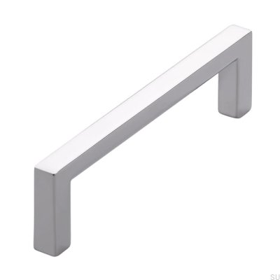 Avlångt möbelhandtag 2108 96 Polerad krom