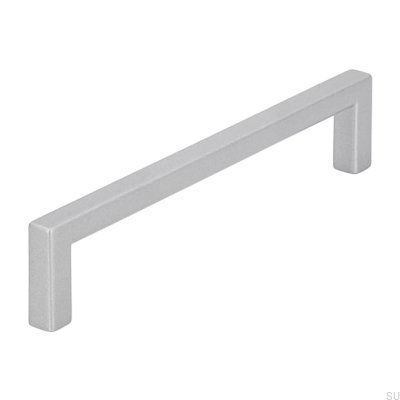 Avlångt möbelhandtag 2108 128 Aluminium Borstad