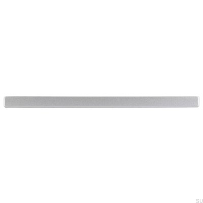 Avlångt möbelhandtag 2108 128 Aluminium Borstad