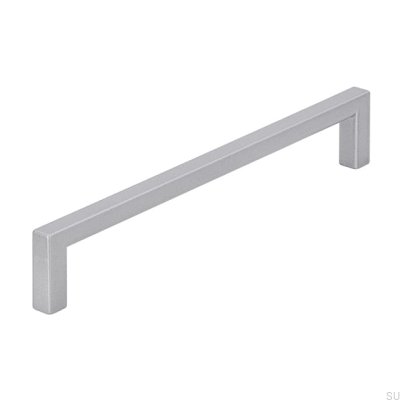 Avlångt möbelhandtag 2108 160 Aluminium Borstad
