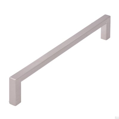 Avlångt möbelhandtag 2108 160 Borstat silver