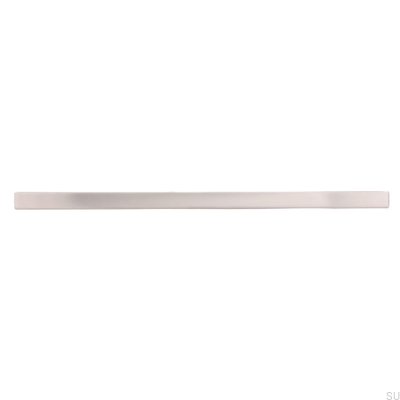 Avlångt möbelhandtag 2108 160 Borstat silver