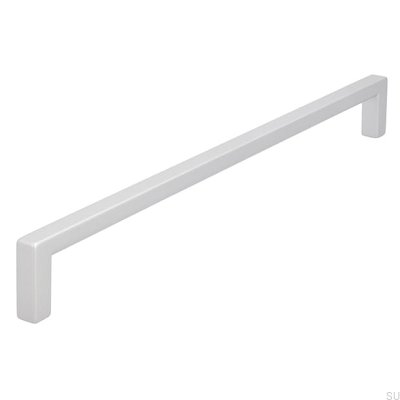 Avlångt möbelhandtag 2108 224 Aluminium Borstad
