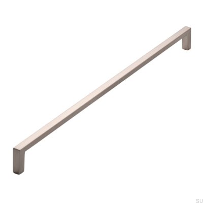 Avlångt möbelhandtag 2108 320 Silver Borstad