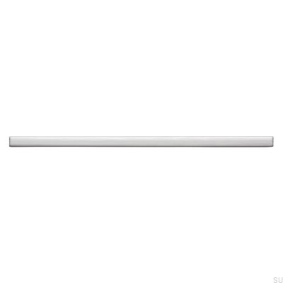 Avlångt möbelhandtag 2110 128/224 Aluminium Krompolerad