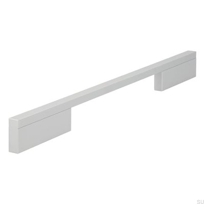 Avlångt möbelhandtag 2110 192/288 Borstad aluminium