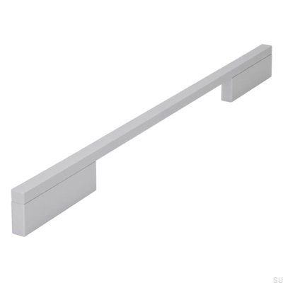 Avlångt möbelhandtag 2110 224/320 Aluminium Borstad