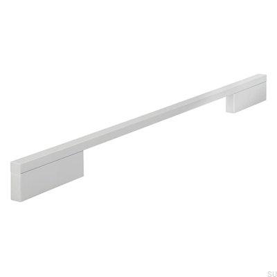 Avlångt möbelhandtag 2110 288/384 Aluminium Borstad