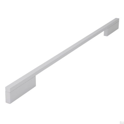 Avlångt möbelhandtag 2110 352/448 Aluminium Borstad