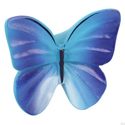Möbelknopp H044 Butterfly Plast Blue