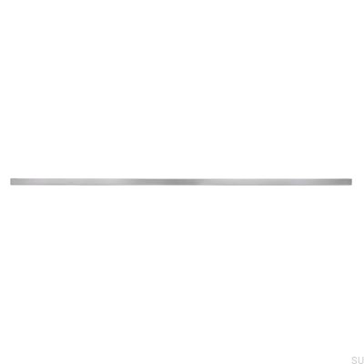 Avlångt möbelhandtag 2110 384/480 Aluminium Krompolerad