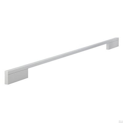 Avlångt möbelhandtag 2110 480/576 Aluminium Borstad