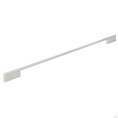 Avlångt möbelhandtag 2110 640/736 Aluminium Borstad