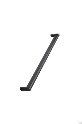 Avlångt möbelhandtag Crossing 320 Wooden Black