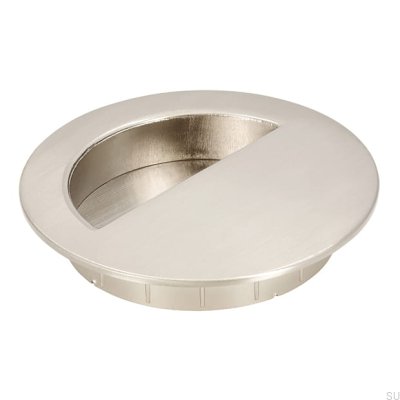 Infällt möbelhandtag 2151 Silver Borstad