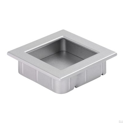 Infällt möbelhandtag 2152 46 Borstad aluminium
