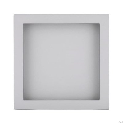 Infällt möbelhandtag 2152 76 Borstad aluminium