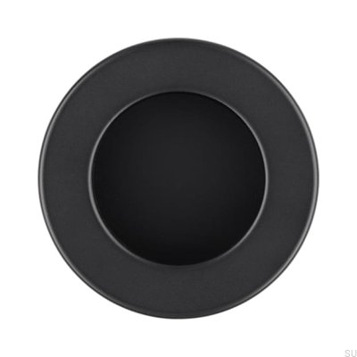Infällt möbelhandtag 2159 40 Metall Svart Matt