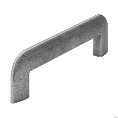 Avlångt möbelhandtag 2182 96 Antik Silver