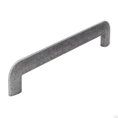 Avlångt möbelhandtag 2182 160 Antik Silver