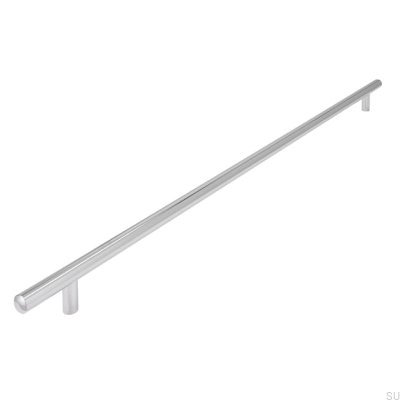 Avlångt möbelhandtag 885 480 Polerad krom