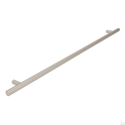 Avlångt möbelhandtag 885 432 Silver Borstad