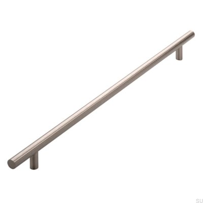 Avlångt möbelhandtag 885 336 Silver Borstad