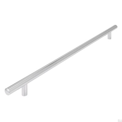 Avlångt möbelhandtag 885 336 Polerad krom