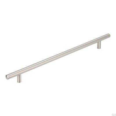 Avlångt möbelhandtag 885 288 Borstat silver