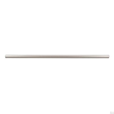 Avlångt möbelhandtag 885 288 Borstat silver