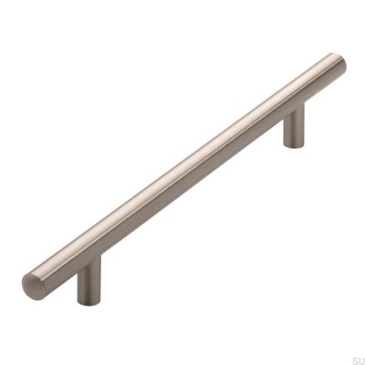 Avlångt möbelhandtag 885 160 Silver Borstad