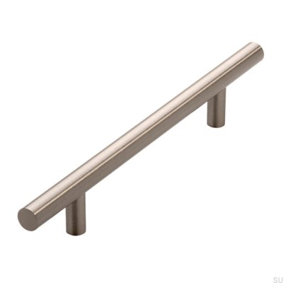 Avlångt möbelhandtag 885 128 Borstat silver