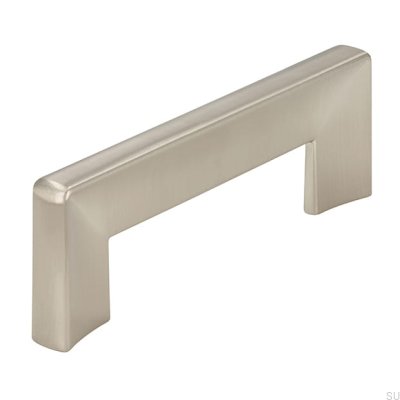 Avlångt möbelhandtag 2183 96 Borstat silver