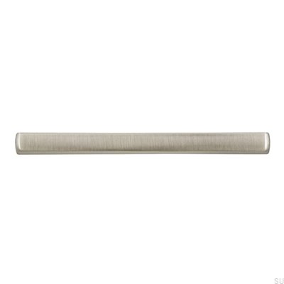Avlångt möbelhandtag 2183 96 Borstat silver