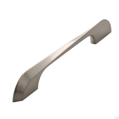 Avlångt möbelhandtag 2211 160 Borstat silver