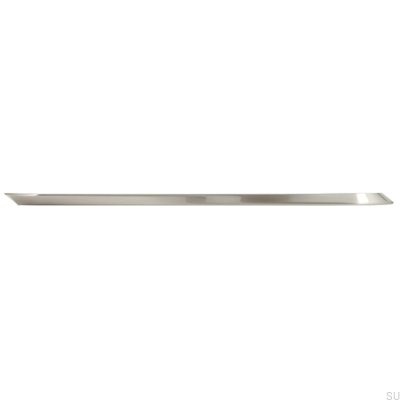 Avlångt möbelhandtag 2211 224 Borstat silver