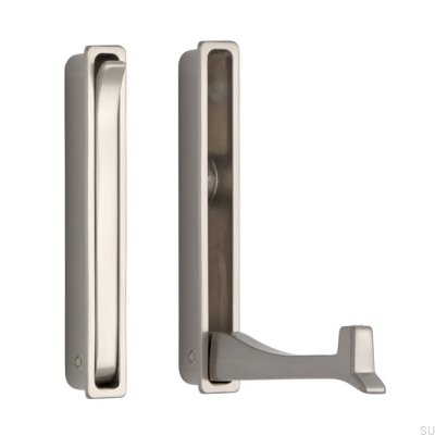 Infälld möbelhängare 2227 Silver Borstad