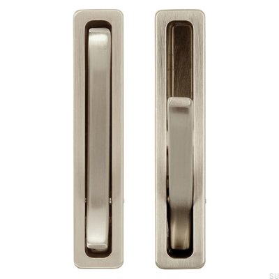 Infällt möbelhandtag 2231 Silver Borstad