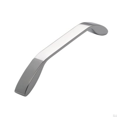 Avlångt möbelhandtag 2266 160 Polerad krom