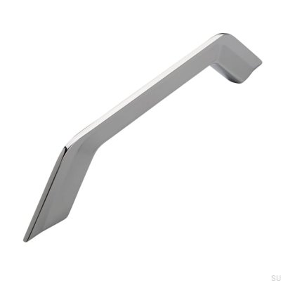 Avlångt möbelhandtag 2267 160 Polerad krom
