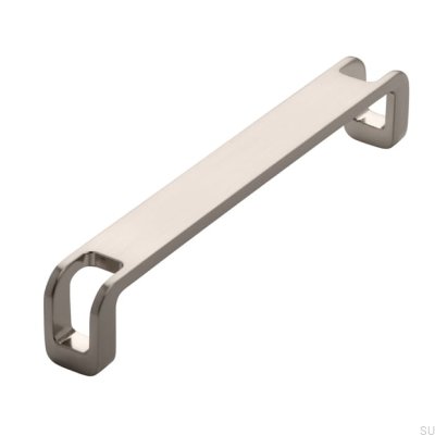 Avlångt möbelhandtag 2285 160 Borstat silver