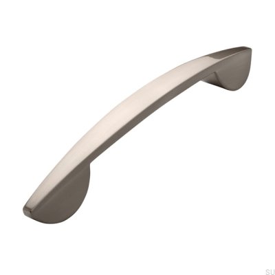 Avlångt möbelhandtag 2307 160 Borstat silver