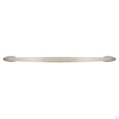 Avlångt möbelhandtag 2307 320 Borstat silver
