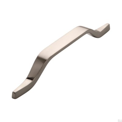 Avlångt möbelhandtag 2318 160 Borstat silver