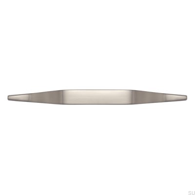 Avlångt möbelhandtag 2318 160 Borstat silver