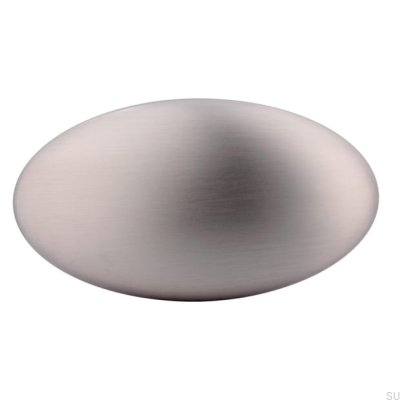 Möbelknopp 2338 Silver Borstad