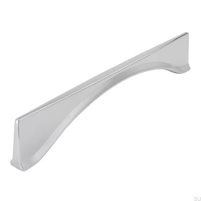 Avlångt möbelhandtag 2340 160 Polerad krom