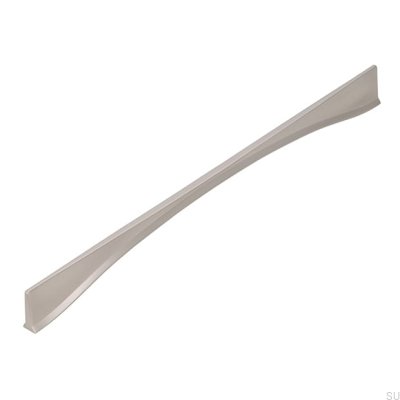 Avlångt möbelhandtag 2340 320 Silver Borstad