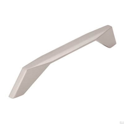 Avlångt möbelhandtag 2343 160 Borstat silver